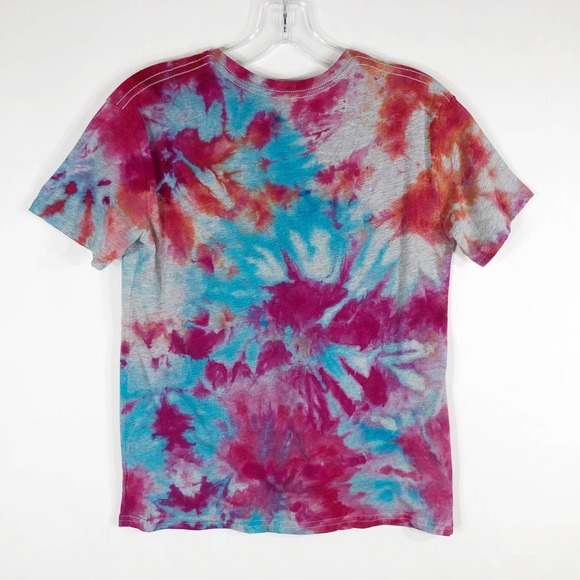 Golden Girls Tie‎ Dye Womens Size Small Tee Shirt Pink Blue Gray Top 767 - Picture 10 of 11